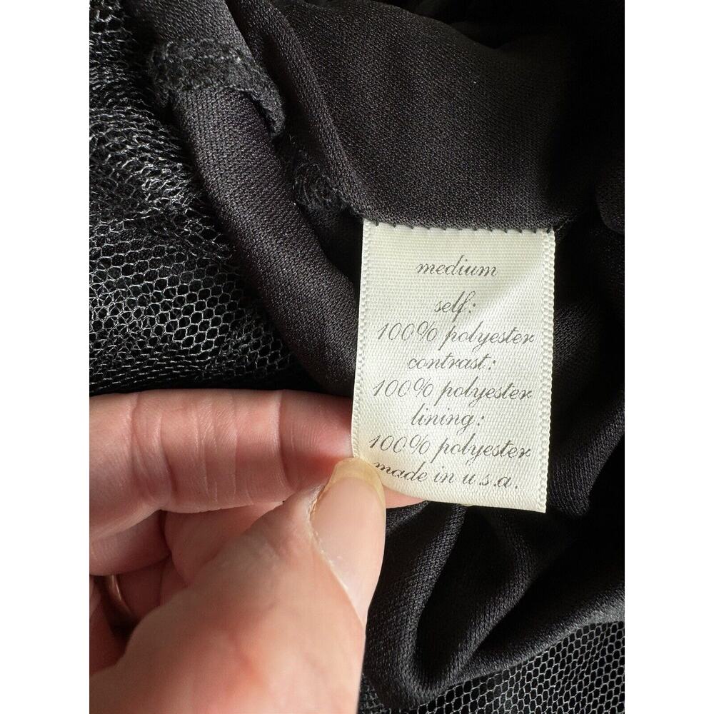 Jun & Ivy Black Tulle Fit & Flare Fairy Grunge Dark Romantic Dress Sz Medium USA - Picture 9 of 9